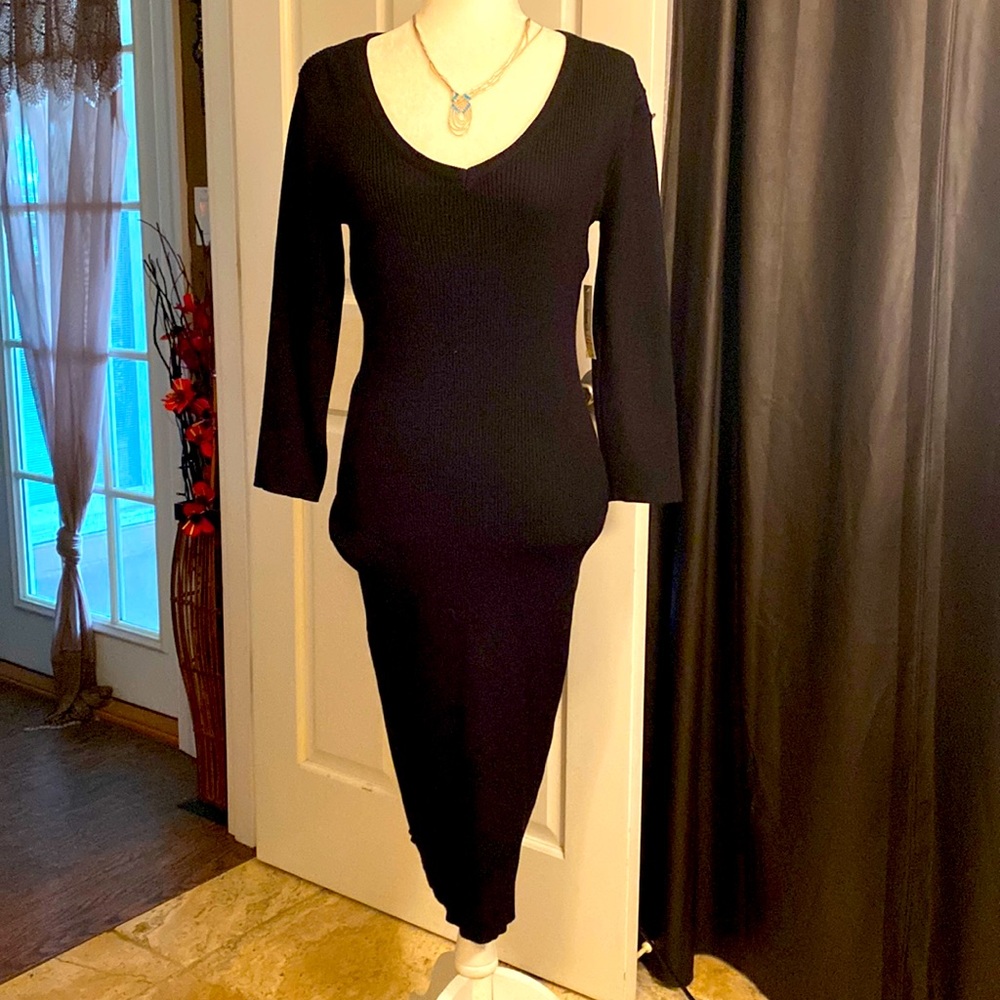 No Boundaries NWT black knit cutout dress 🌸🌸